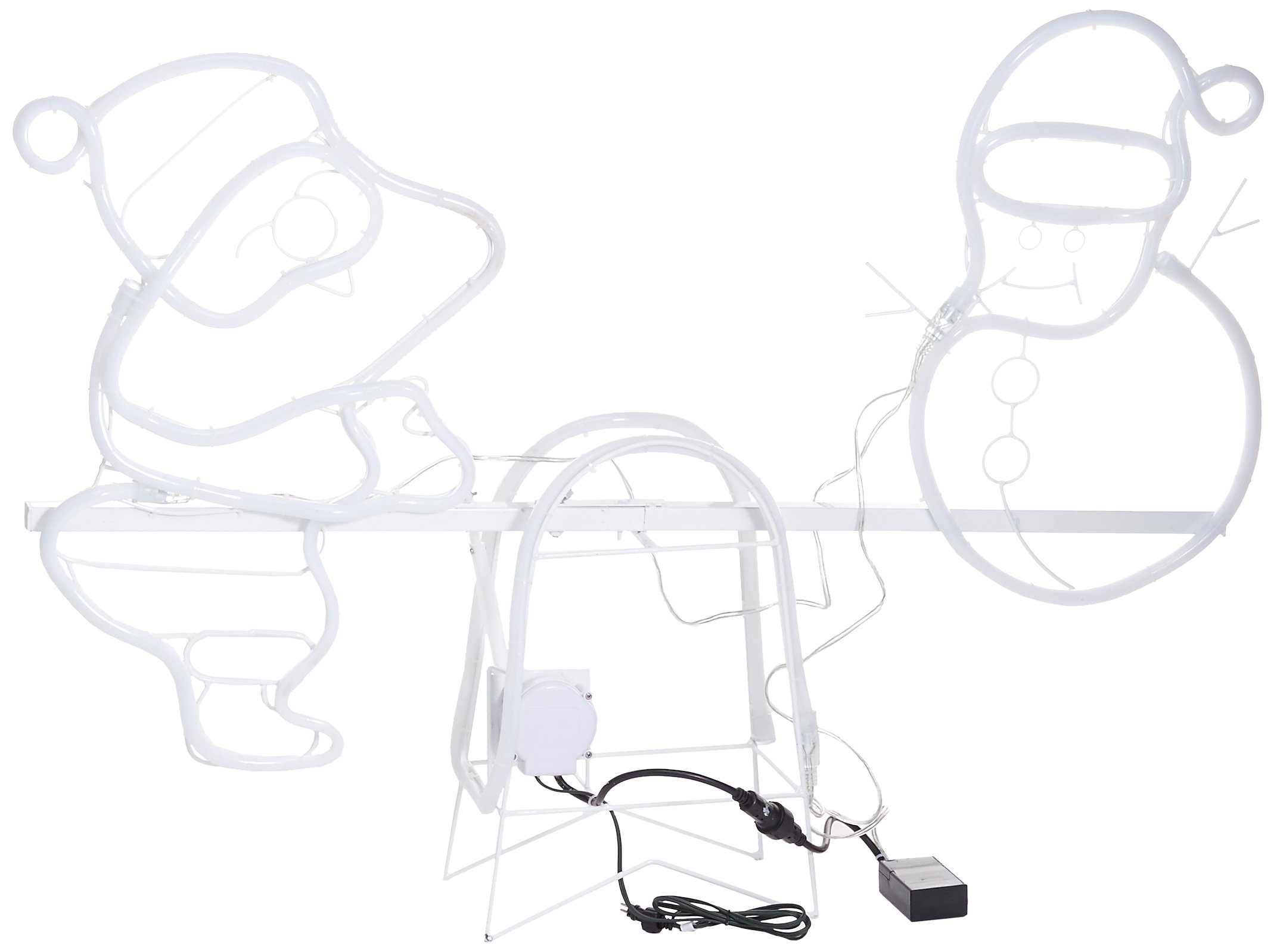 Amazon | LEDデラックスムービングガーデンモチーフ サンタと
