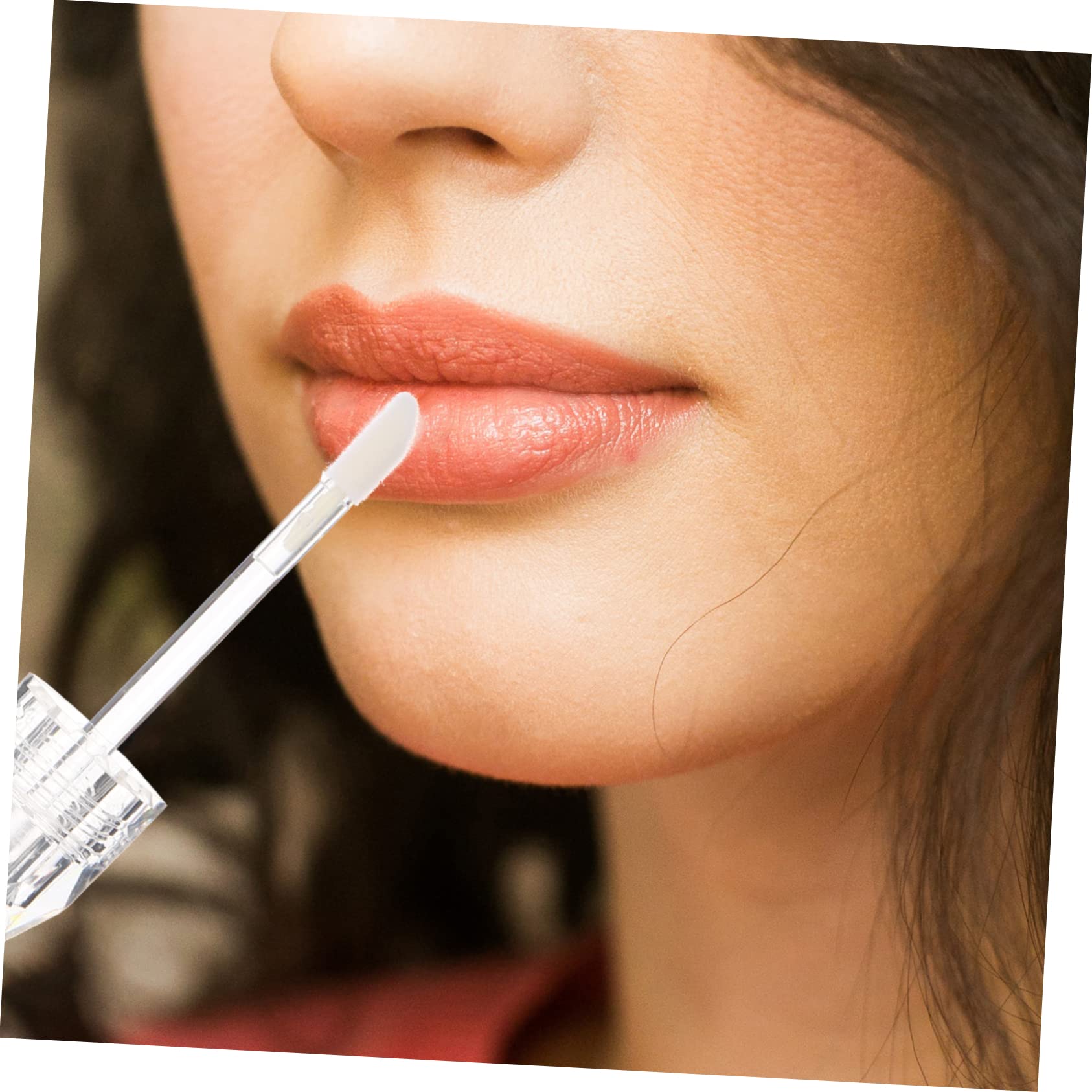 12piezas Tubos De Brillo De Labios Transparentes Con Recipientes Vacíos Para Gloss Labial y Bálsamo Labial Para y