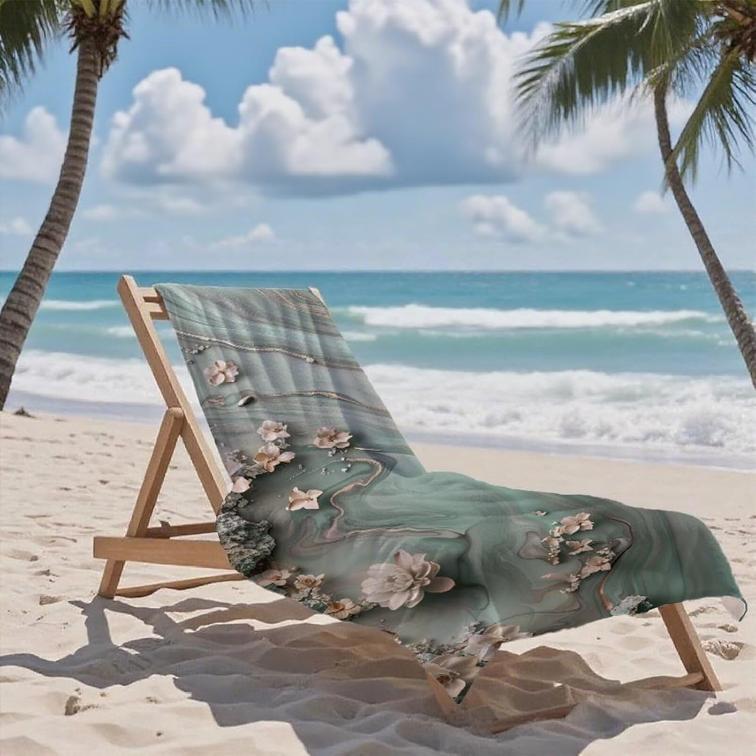 Beach Towel 100x180cm Bath Towels, Quick Dry Microfiber Towel, Sand Free, Super Absorbent, Lightweight, Compact Design, Towels for Bathroom Travel, Pool, Gym, Camping, Beach Vacation Essentials A2-425