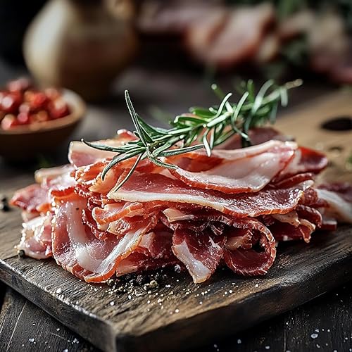 Miniatura 6 de Grumpy Butcher - Tocino de cerdo Duroc totalmente cocido, 150 rebanadas crujientes  Tocino de cerdo ahumado de nogal  Carne de cerdo Duroc lista