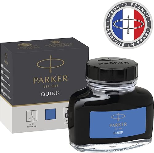 Miniatura 2 de Botella de tinta permanente Parker Quinkde 2 fl oz Azul azul Negro, blue/black, washable blue