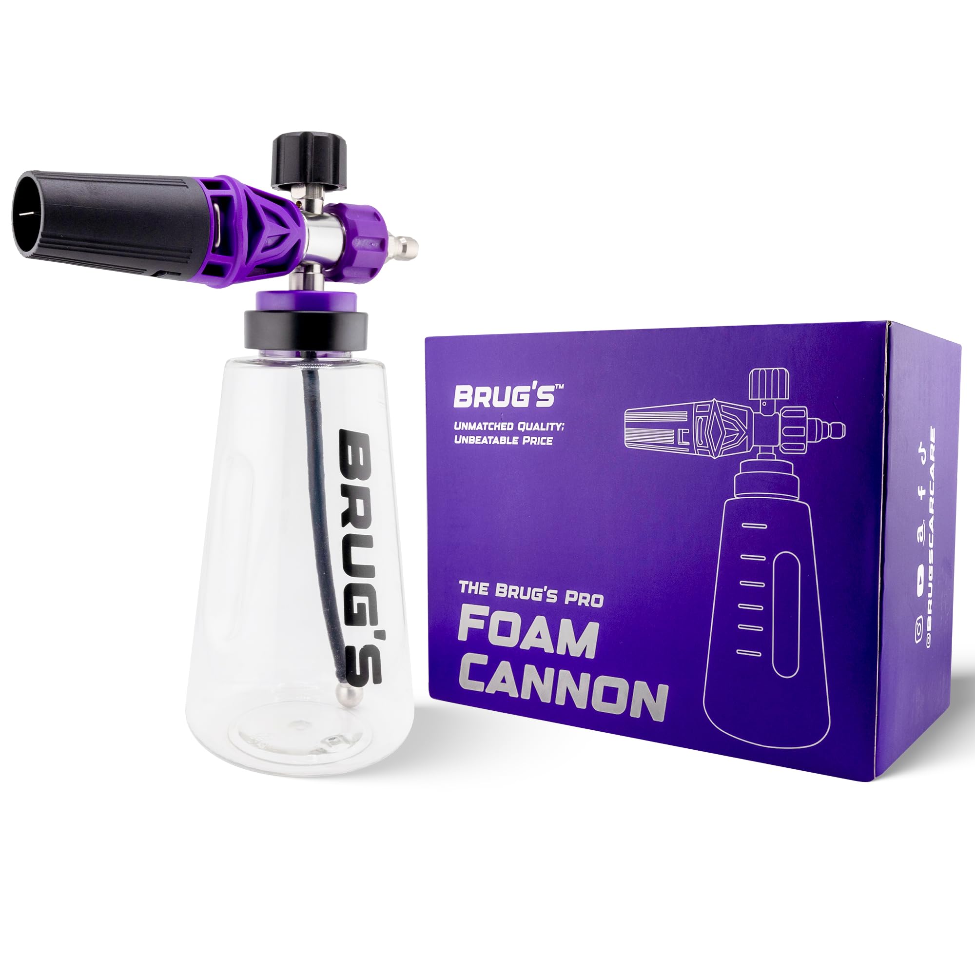 Amazon.com: Brug's™ Pro Foam Cannon Clear Edition V2
