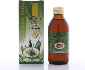 Hemani Aloe Oil 125mL | Aloe Vera Infused | Halal | Alcohol-Free | Hemani Since 1949