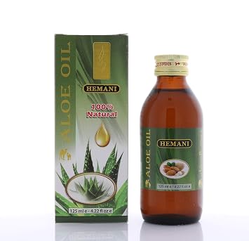 Hemani Aloe Oil 125mL | Aloe Vera Infused | Halal | Alcohol-Free Since 1949