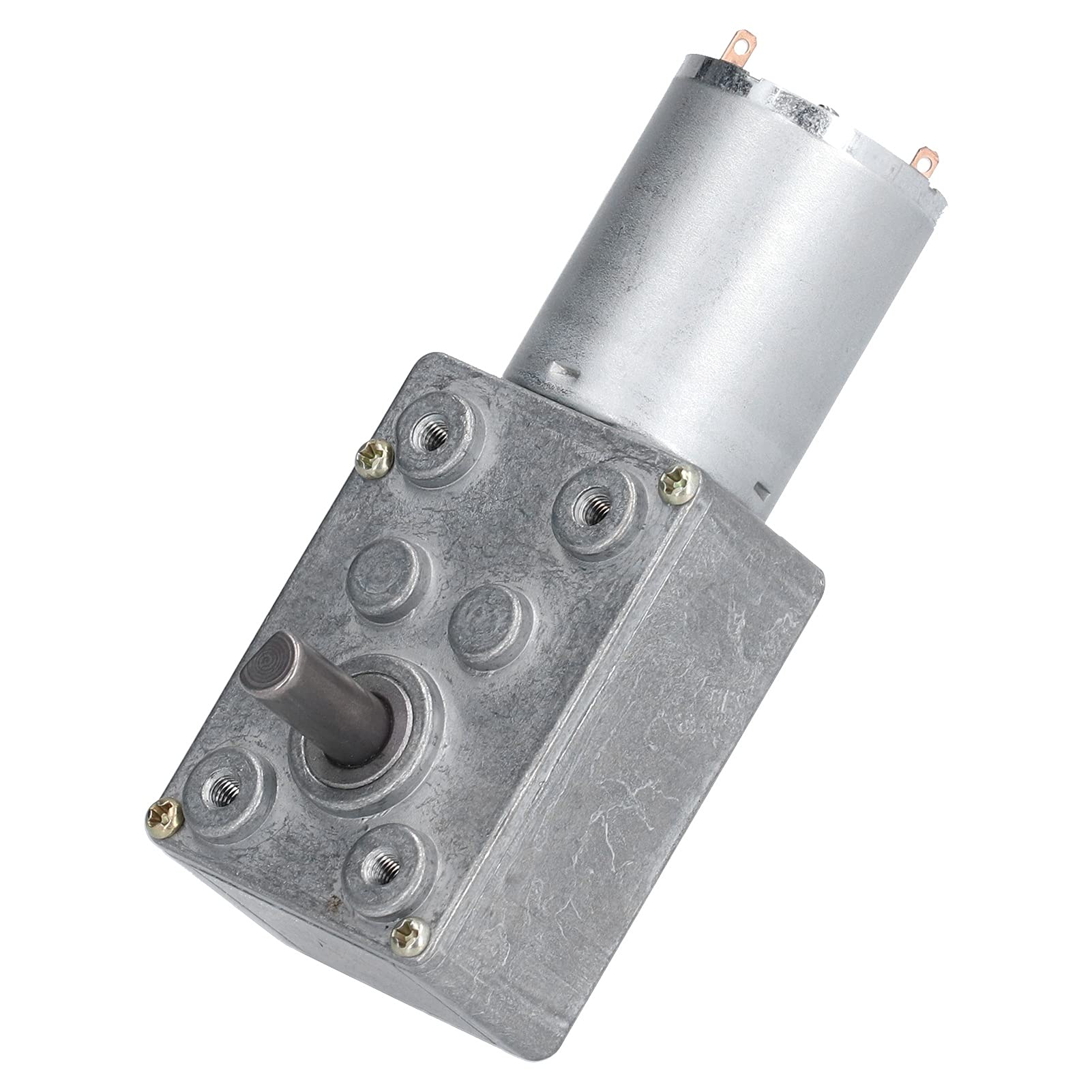 NIBEMINENT Turbine Motor Worm Gear Speed Reduction Micro Electric Motor Machinery Device DC12V 9RPM