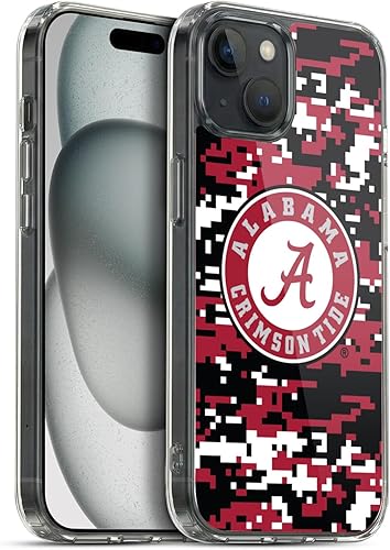 Miniatura 357 de Head Case Designs Funda de gel con logotipo oficial de la Universidad de Alabama UA [protección de grado militar] compatible con Apple iPhone 11