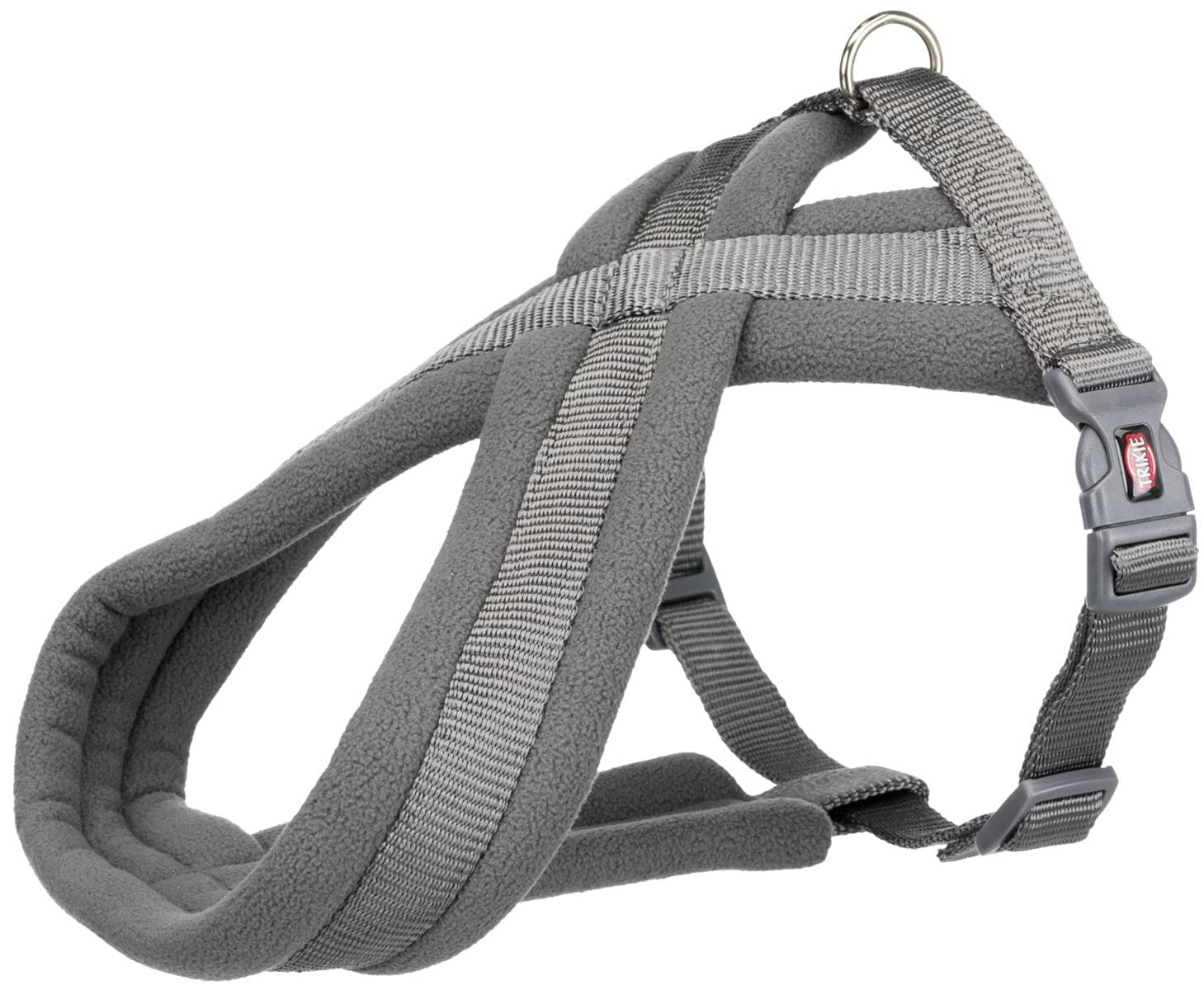 Trixie Premium Touring Harness for Dogs, Adjustable No Pull Dog Belt, Soft Padded & Breathable Pet Harness, Graphite (M-L, 50–90 cm) (B0B4NKGY71) Amazon Price History, Amazon Price Tracker