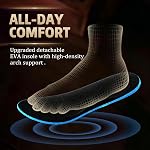 J's.o.l.e Bottes de cow-boy en cheville pour hommes Carré Toe Chelsea Bottes hommes Casual Retro Bottes élégantes