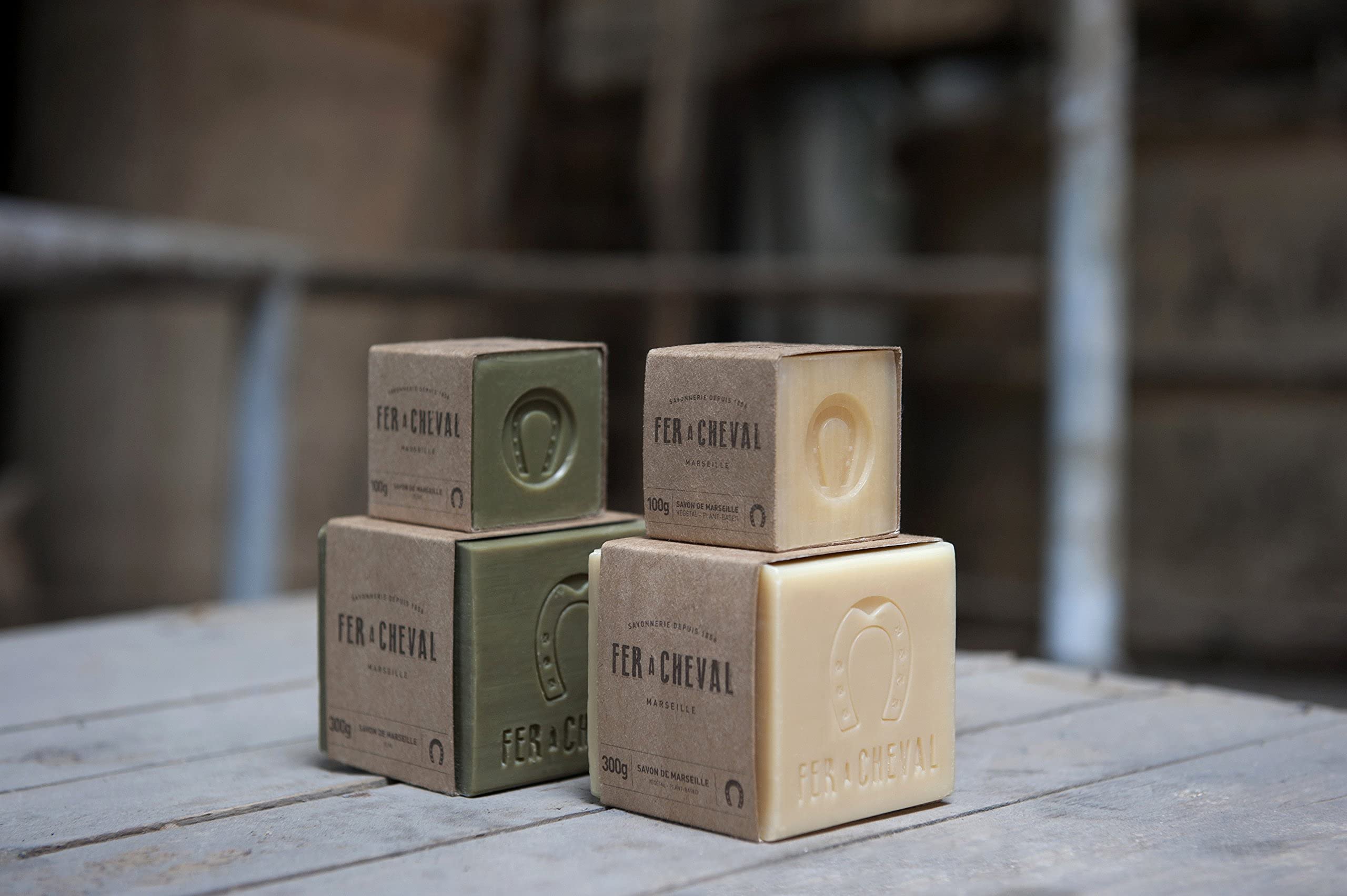 Jabón de Marsella Auténtico Fer à Cheval Cubo 300g