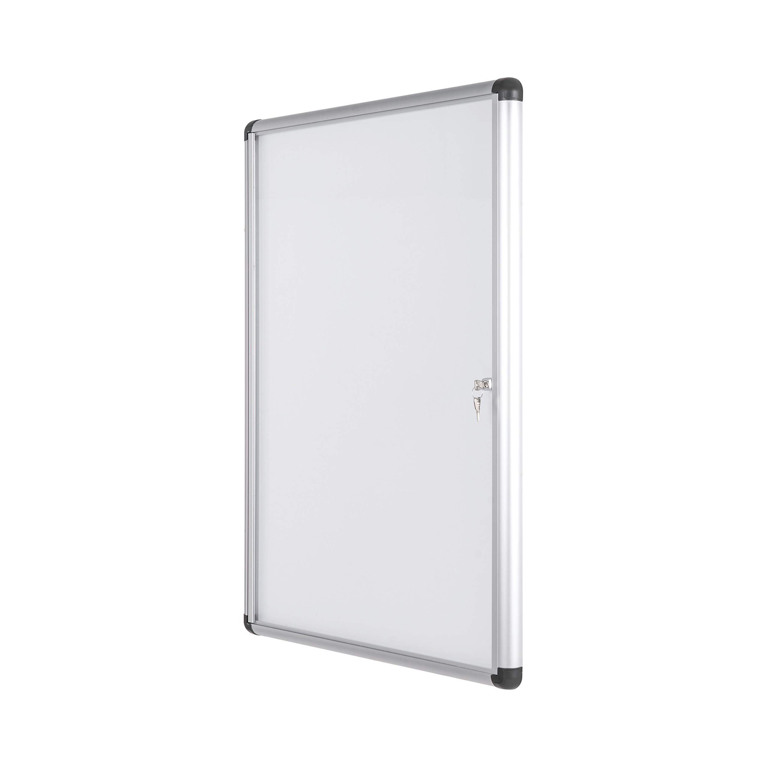 Bi-Office Enclore Extra Magnetische Vitrinekast, Geanodiseerd Aluminium Omlijsting, Verticaal 4xA4 Bi-Office Enclore Extra Magnetische Vitrinekast, Geanodiseerd Aluminium Omlijsting, Verticaal 4xA4
