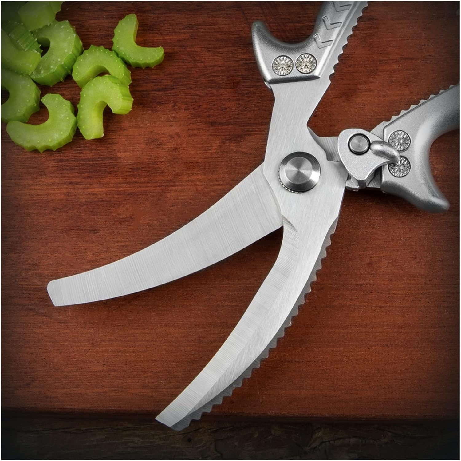 Kitchen Scissors Professional Kitchen Scissors Thickened Blade Chicken Bone Scissors with Safety Lock