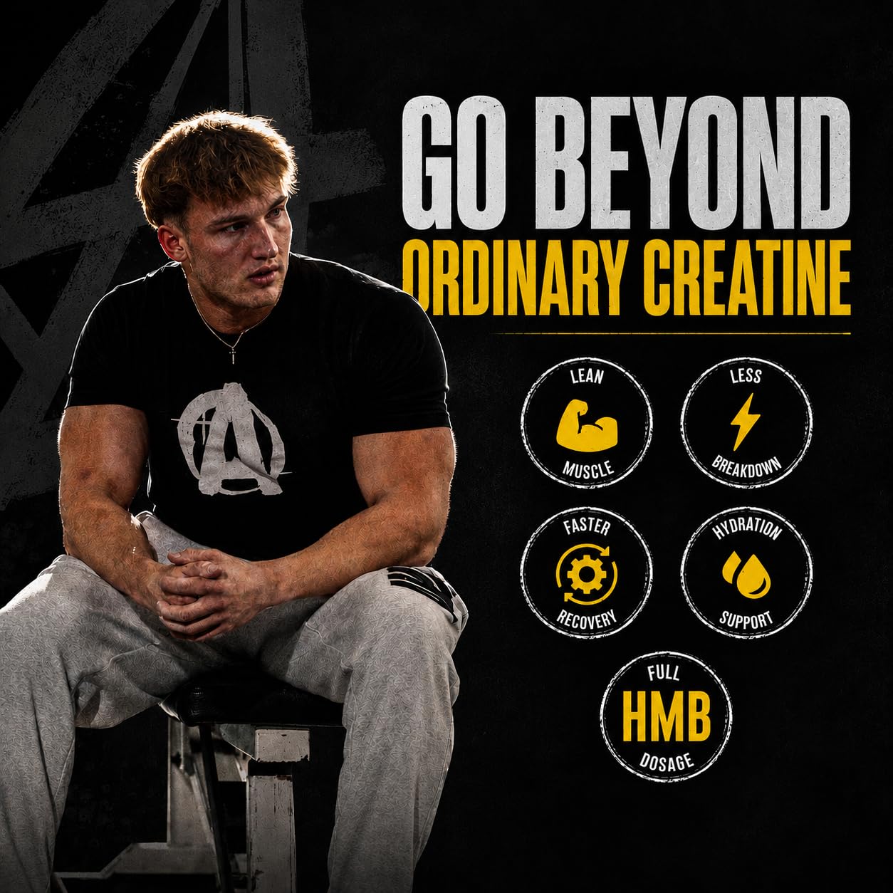 Animal Creatine Monohydrate HMB+ for Men & Women | Dragon Berry 30 Servings — Amazon image 3