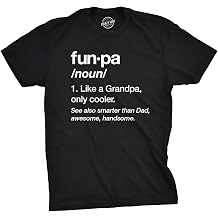 Mens Funpa Definition Funny Grandpa Fathers Day Papa T Shirt Black XL | Funny T Shirts, Dad Joke Apparel for Men, Cool Grandpa Short Sleeve, Soft Cotton Blend, Novelty Tees for Guys