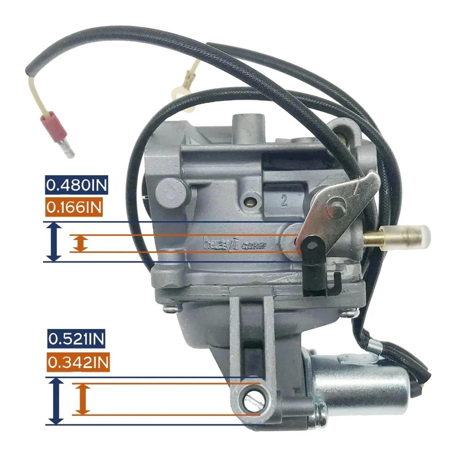 Per GX610 18HP 20HP V-Twin Orizzontale GX620 Pompa Carburante Carburatore Motociclette Carburatore