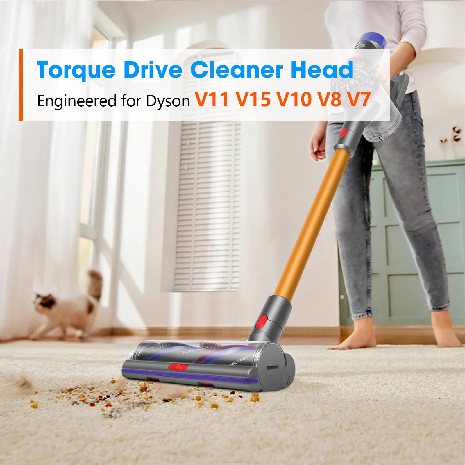 Dyson V11 Brush Head - Powerful Cleaning -2 Dyson V11 Brush Head - Powerful Cleaning -2