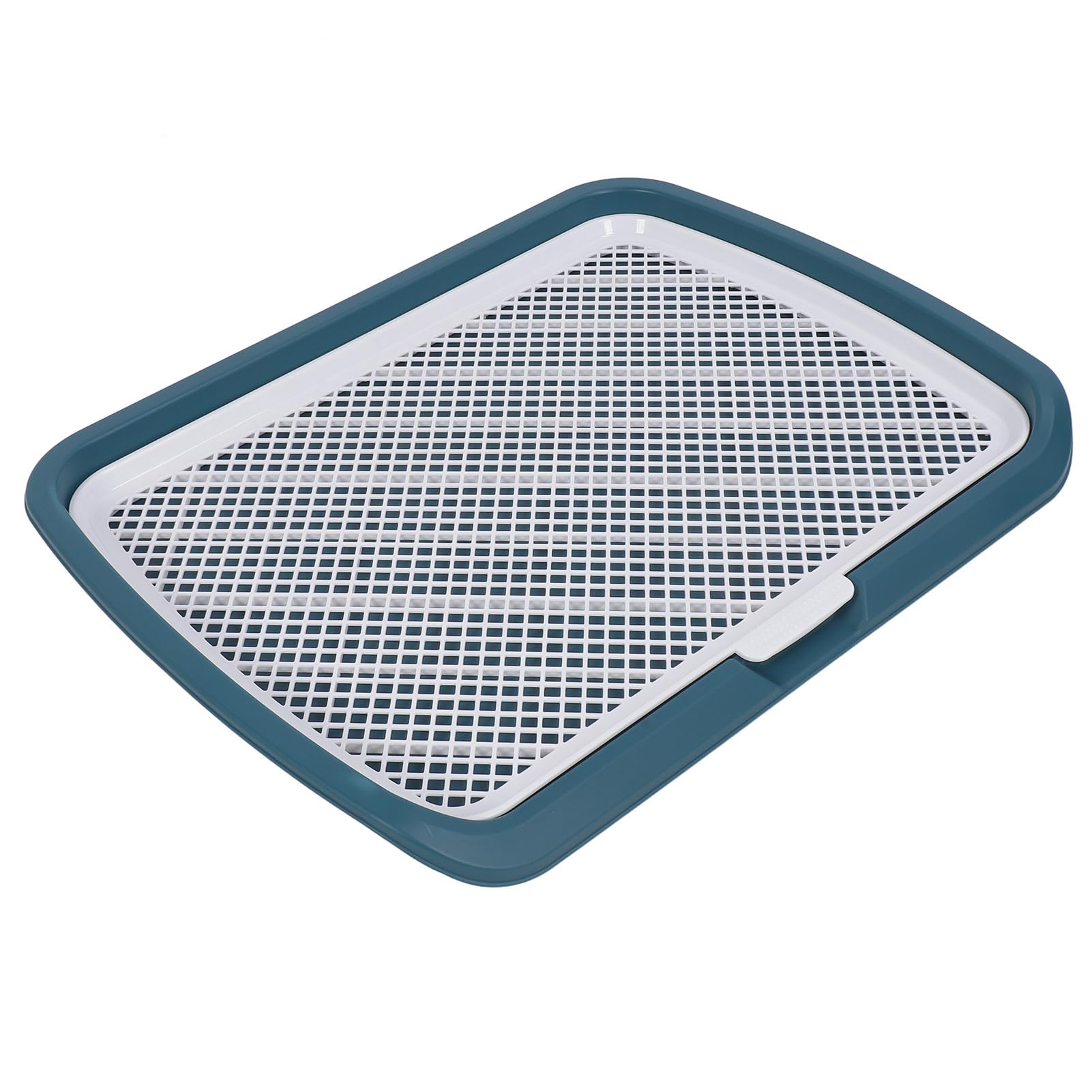 GLOGLOW Puppy Dog Toilet, Pet Litter Box Dog Training Toilet Puppy Pee Pad Holder Detachable Washable Puppy Potty Tray for Small and Medium Dogs 19.7 X 26 X 2in (Blue)