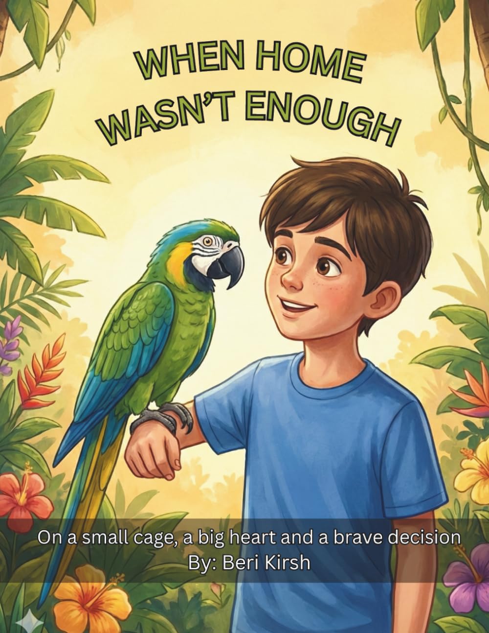 When Home Wasn’t Enough: On a small cage, a big heart and a brave decision (WILD Moments – Educational Parrot Stories (A4))