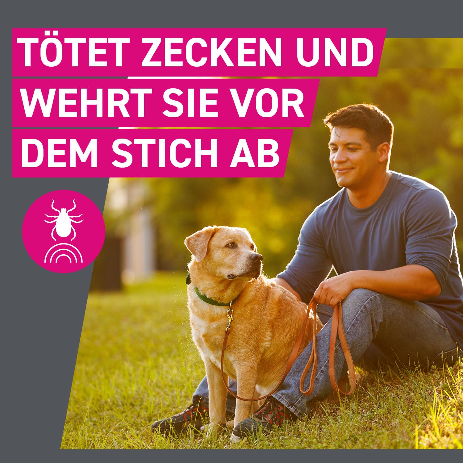 FRONTLINE TRI-ACT Hund XL gegen Zecken, Flöhe & Mücken (40 bis 60 kg) | 6+3 Pipetten (2er Pack) für bis zu 9 Monate Schutz - wasserfest - perfekt auf Reisen - für große Hunde
