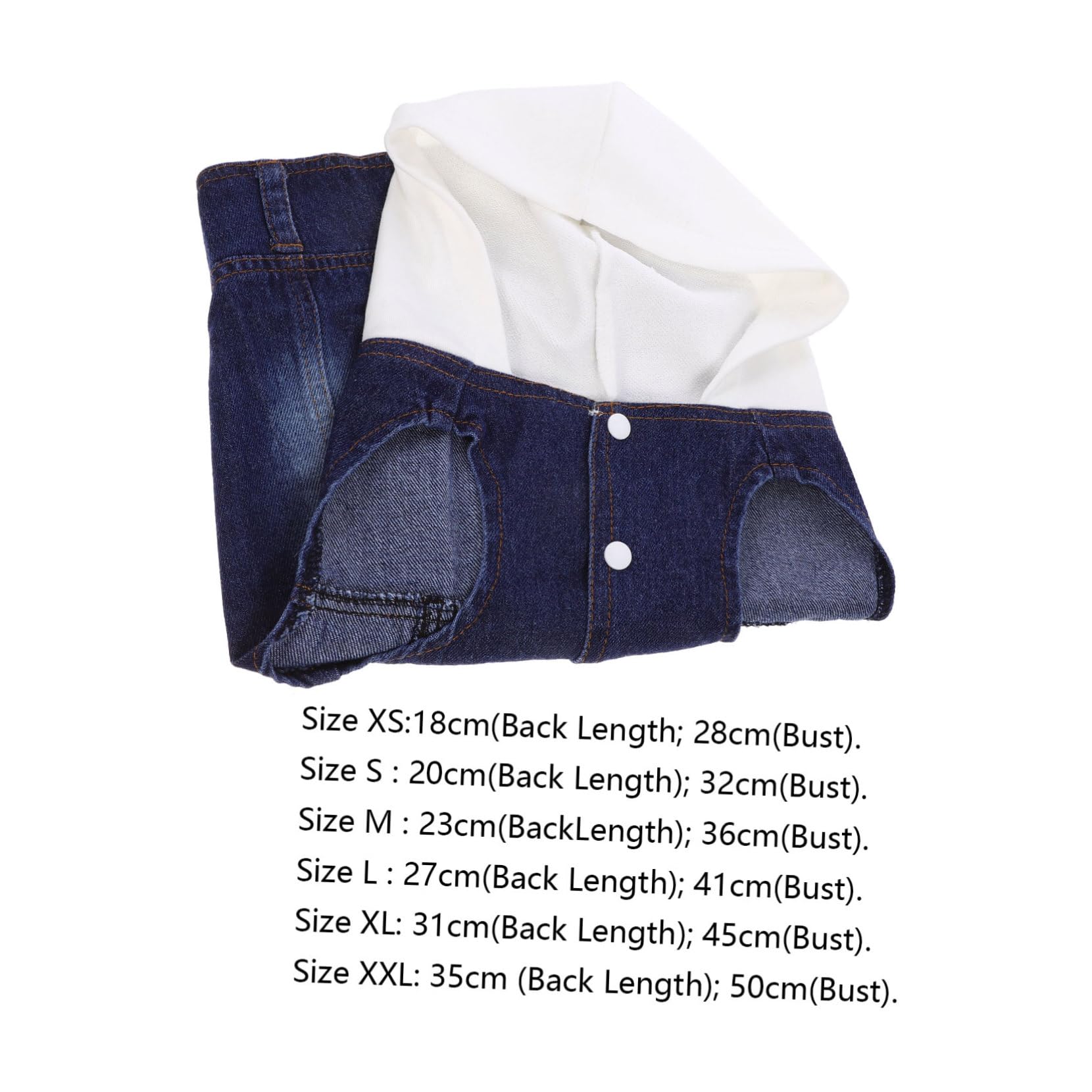 Beavorty Lot De 3 Gilets en Jean pour Chiens Et Chats Vêtements Tendance pour Animaux De Compagnie Bonnet Tricoté Taille XXL Vêtements Toutes Saisons pour Chiens