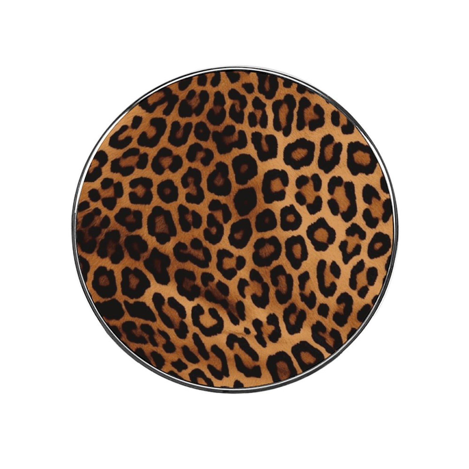 Cool Cheetah Leopard Fridge Magnet Magnetic Refrigerator Magnets Mini Round Kitchen Fridges Magnets for Kitchen Office Whiteboard Cabinet and Dishwasher