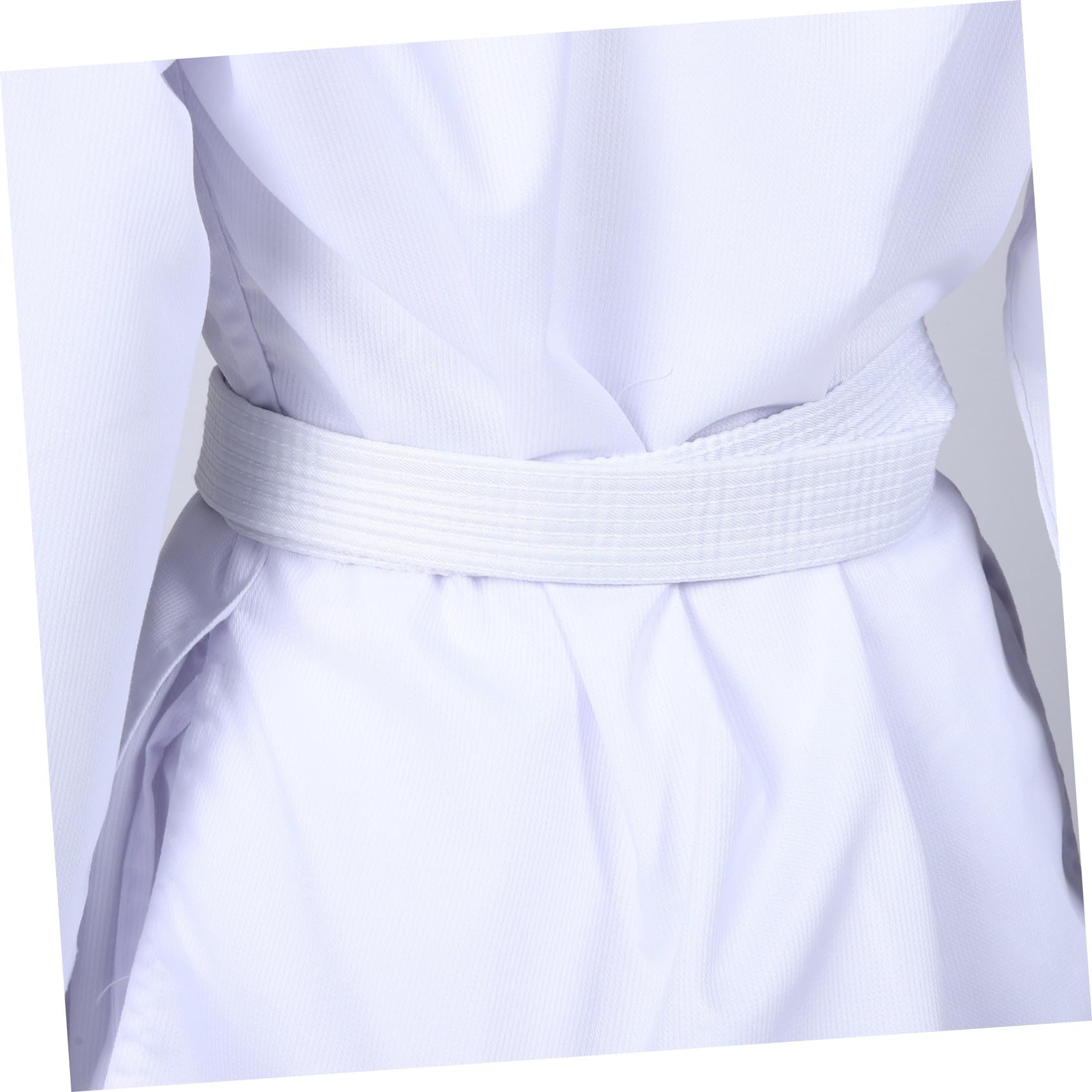 OUNONA Tenue De Karaté Unisexe Adulte en Tissu Respirant à Séchage Rapide pour Entraînement Taekwondo, Costume De Taekwondo Blanc Confortable pour Sports Martiaux, Taille 160 Cm