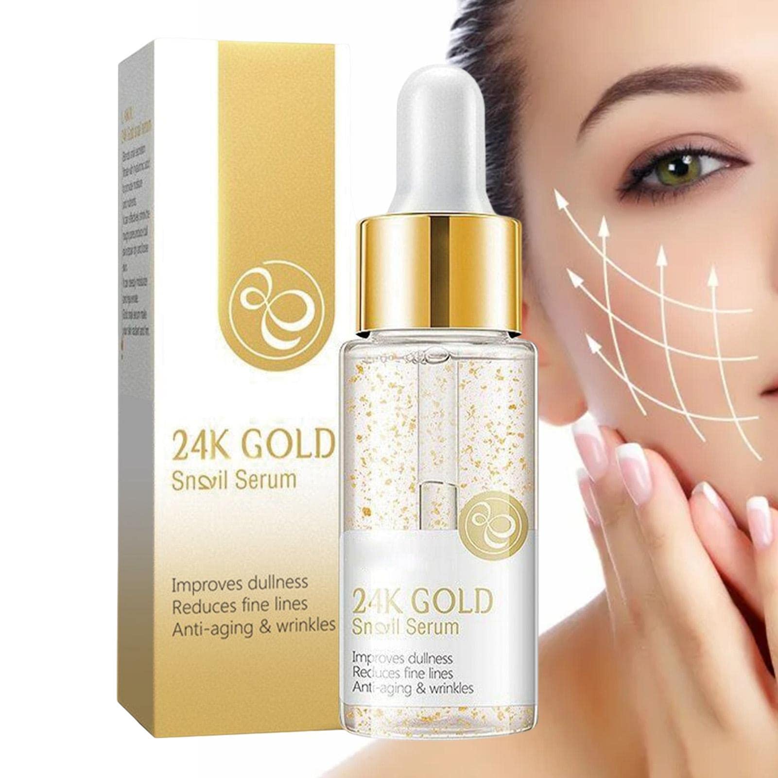 Sérum Facial Ouro 24K - 24K Gold Aging Proof Face Sérum Hidratante
