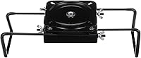 Attwood 15700-3 Adjustable Swivel Seat Mount Clamp-On, 7.5-18 Inches, Black Powder-Coated Aluminum for Jon Boats