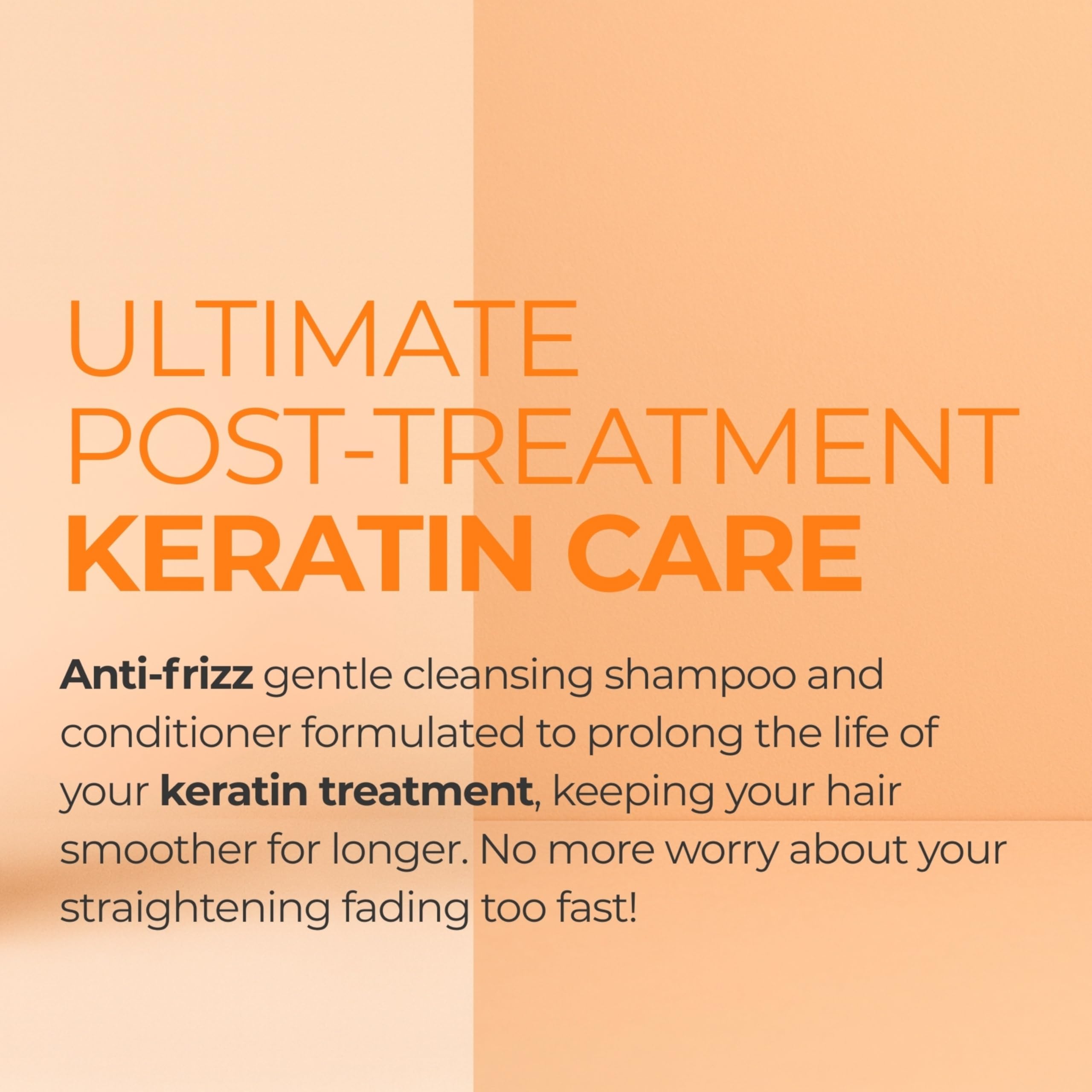 Sulfate-Free Keratin Care Shampoo & Conditioner Dual Pack