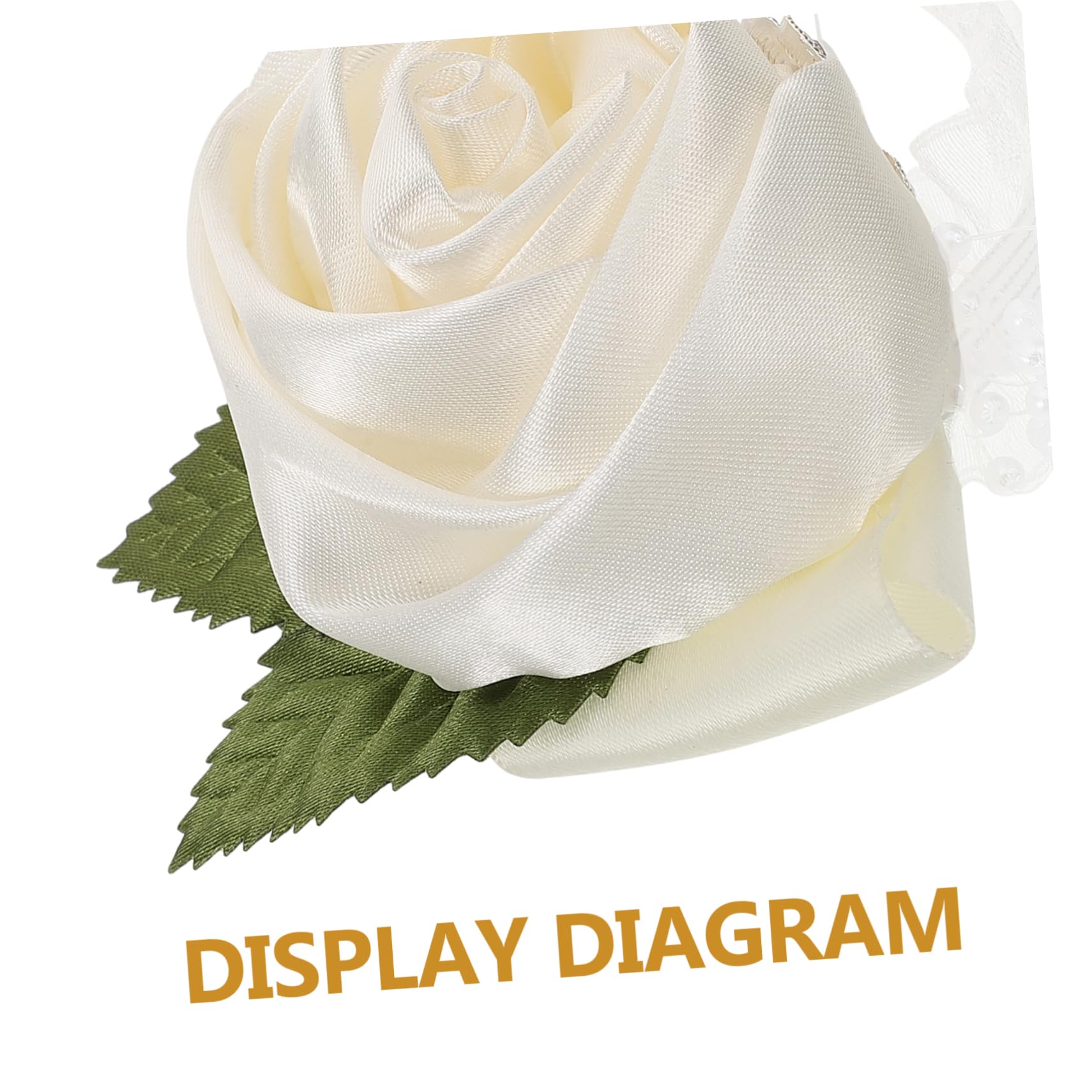Homoyoyo Braccialetto Nuziale con Fiori Artificiali Braccialetti Floreali per Matrimoni Damigelle d'Onore Nastri per Bouquet da Sposa Nastri per Bouquet da Sposa