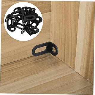 OSALADI 20pcs Adjustable L-Shaped Corner Code Joint Holder Metal Stand Adjustable Shelf for Cabinet Corner Brace Corner Braces for Wood Small Corner Shelf Angle Brackets for Wood L Bracket