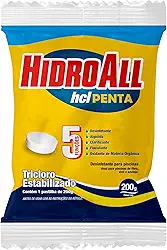 HidroAll Cloro para piscinas hcl Penta pastilha 200g