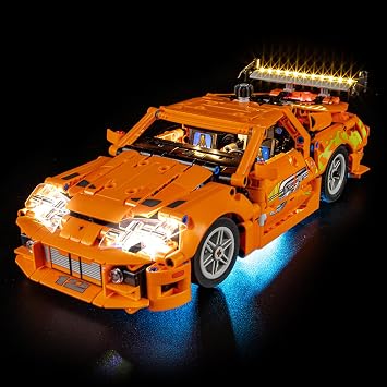 YEABRICKS LED Light for 42204 Technic Fast and Furious Toyota Supra MK4 Building Blocks Model Building Set NOT Included