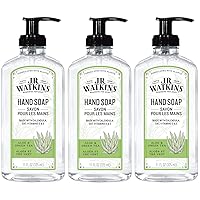 Vista 9 de J.R. Watkins Jabón de manos en gel, paquete de 3 unidades de 11 onzas líquidas, agua de rosas