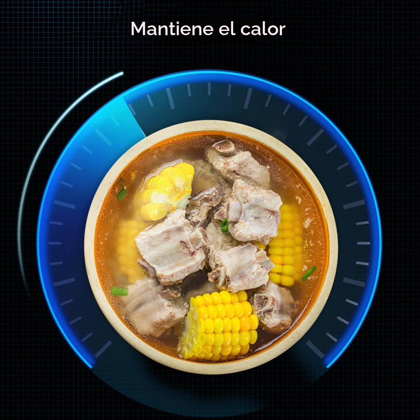Bandeja calentadora de alimentos para fiestas de bufés, bandeja de calentamiento eléctrico, plato caliente para restaurantes, banquetes y cenas en casa, plato de calentamiento de buffet apto para