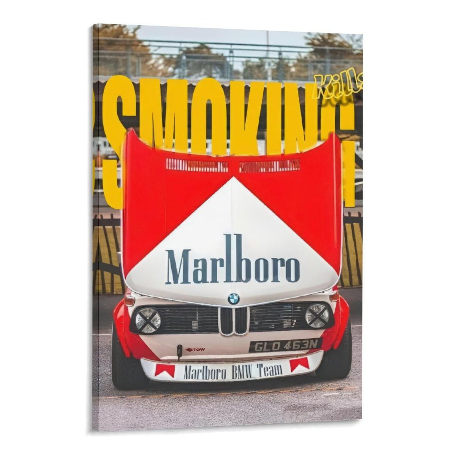 NBHYKMarlboro F1 Posters Formula 1 Poster For Walls Racing Car Wall Art For Home Decor Office Decor Frame-style 12x18inch(30x45cm)