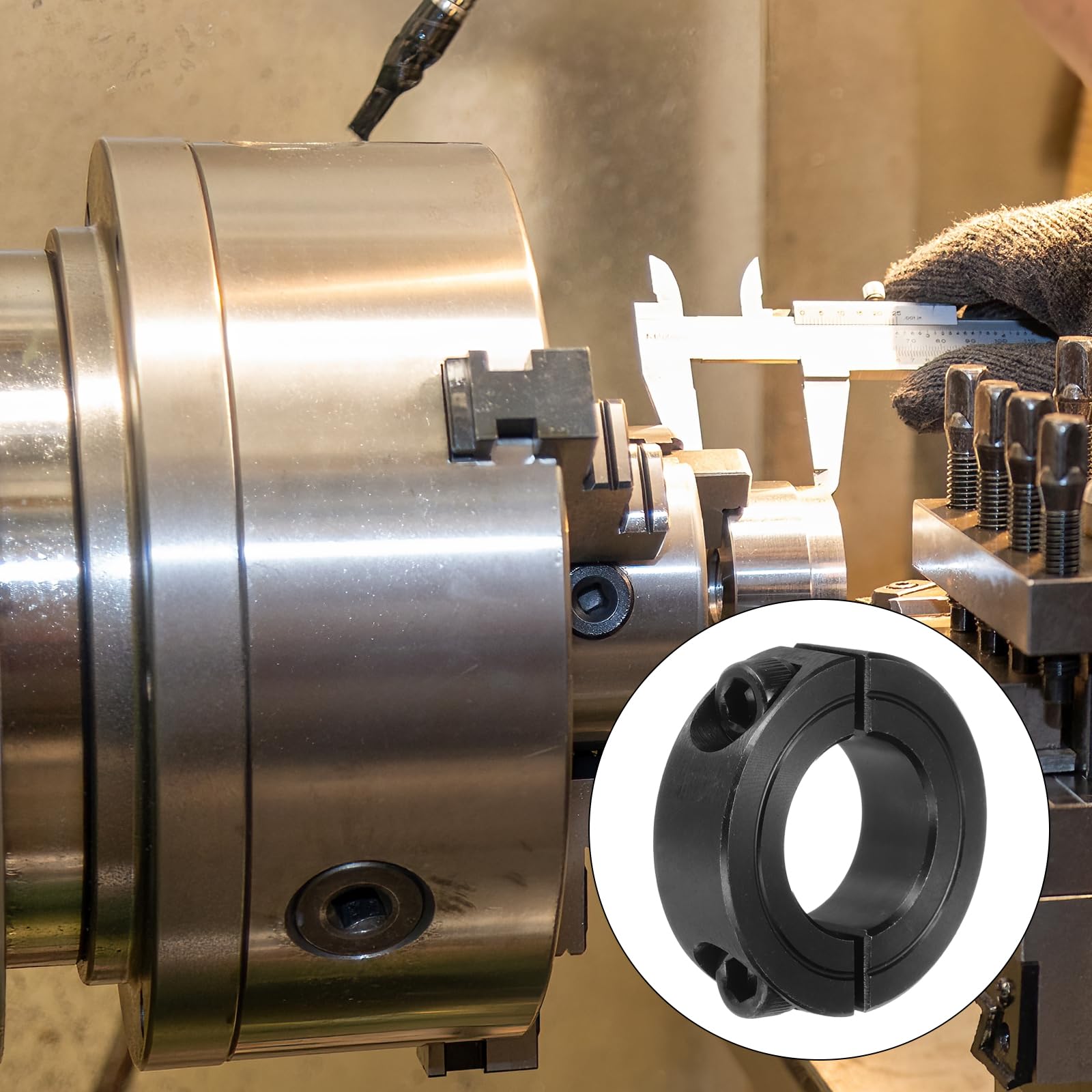 2 Stück Stellringe 22mm - Tiefenanschlagringe Für Maschinen & Motoren