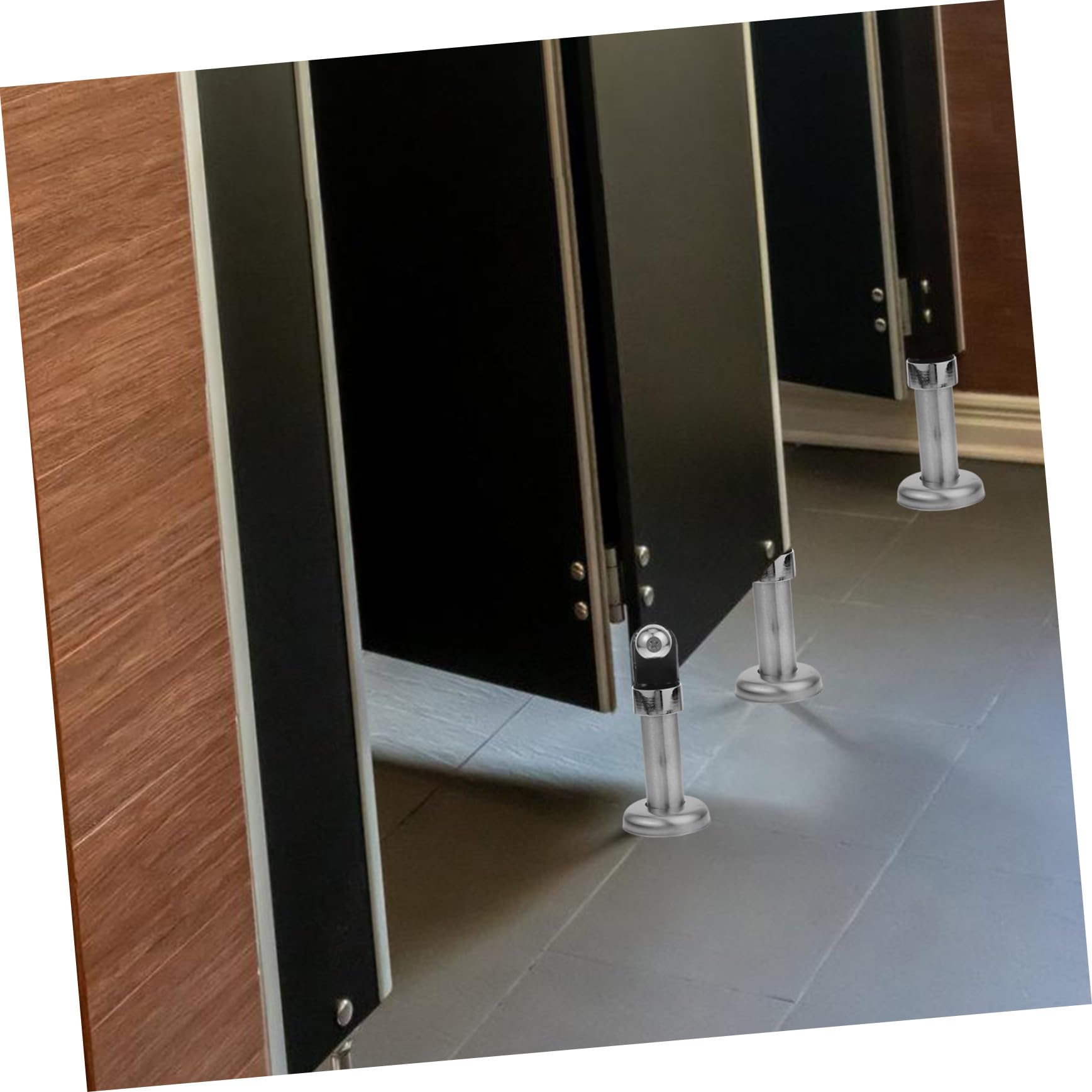 SOLUSTRE 2pezzi Per Partizioni Toilette Inossidabile Pz e Facili Da Installare Per Bagni Pubblici Accessori Per Separazione Spazi Sanitari