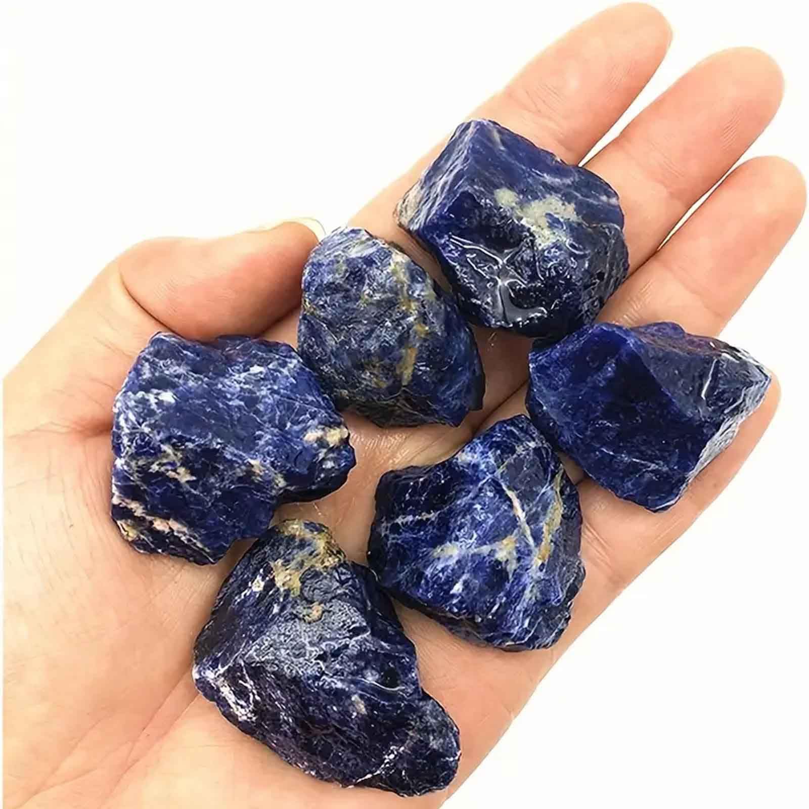 2LB/900G Natural Blue Lace Agate Crystal Surowy Kamień - 2-3 cm Kryształ leczenia do medytacji, dekoracji lub pracy energetycznej