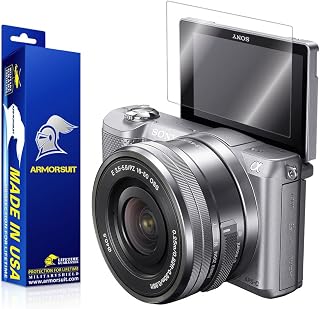 ArmorSuit Sony Alpha a5000 Screen Protector Full Coverage MilitaryShield Screen Protector for Sony Alpha a5000 - HD Clear Anti-Bubble Film
