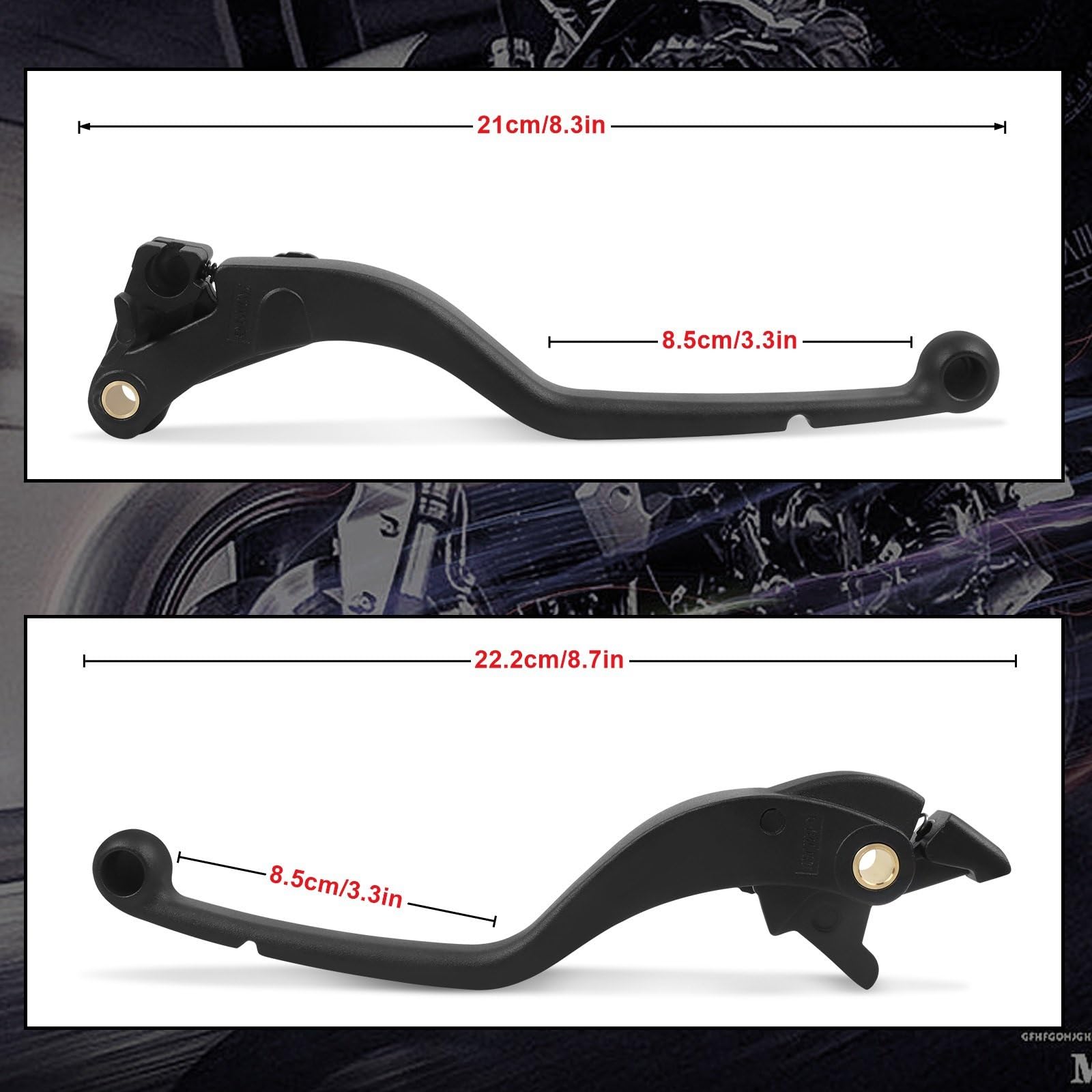 Embrague Maneta Freno Palancas De Embrague De Freno Ajustables Motocicleta para B&MW F750GS F850GS F750 GS F 850 GS F900R F900XR F 900 XR 2018-2023 Motocicleta Manillar Mango (Color : A Set)