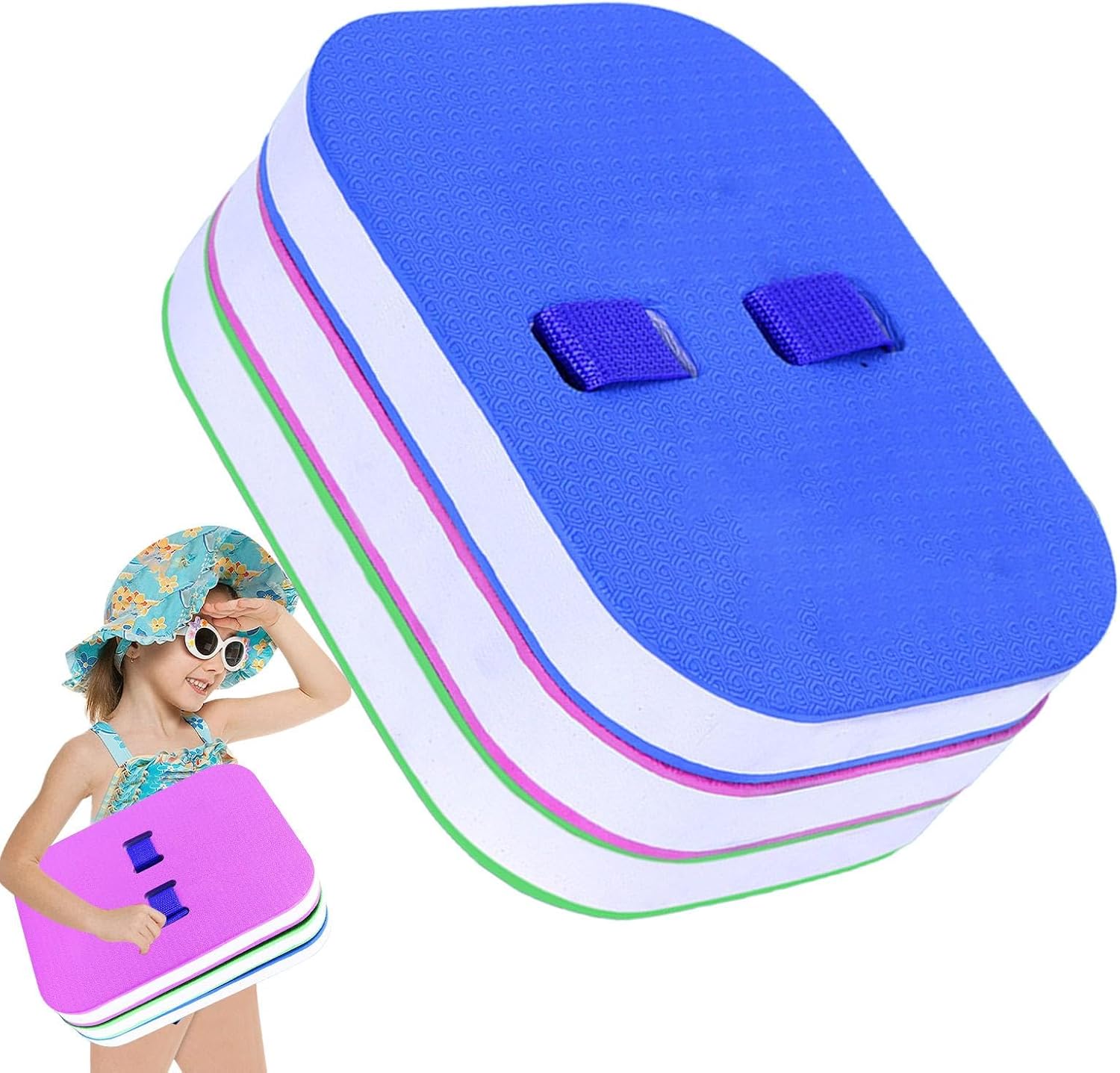 Floties pour tout-petits – Équipement de sécurité pour la natation pour bébé, nageur pour les tout-petits | Sac à dos flottant multicouche avec sangle réglable, appareil de natation, accessoires de natation, équipement de natation