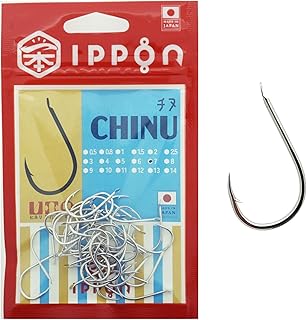 IPPON (一本) チヌ サビナスコート 1号/50本入〜7号/38本入 日本製 釣り針 フック
