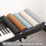 Couverture de clavier Piano, Couverture numérique de poussière de piano, Surface douce et premium Légère Luxury, Revêtement électronique de couverture d'organes