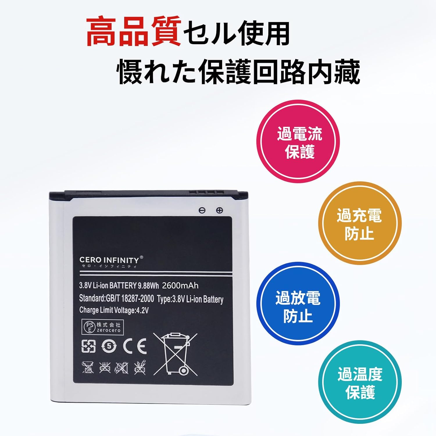 Samsung対応 SPH-L720 電池(2個セット)対応用 3.8V 2600mAh 互換バッテリー 修理用取付工具付き2025