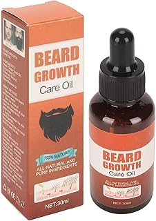 Óleo para crescimento da barba, 30 ml para crescimento da barba, para homens, espessamento, hidratação, reparação de óleo para cuidados com a barba, óleo para barba para cuidados diários com a barba