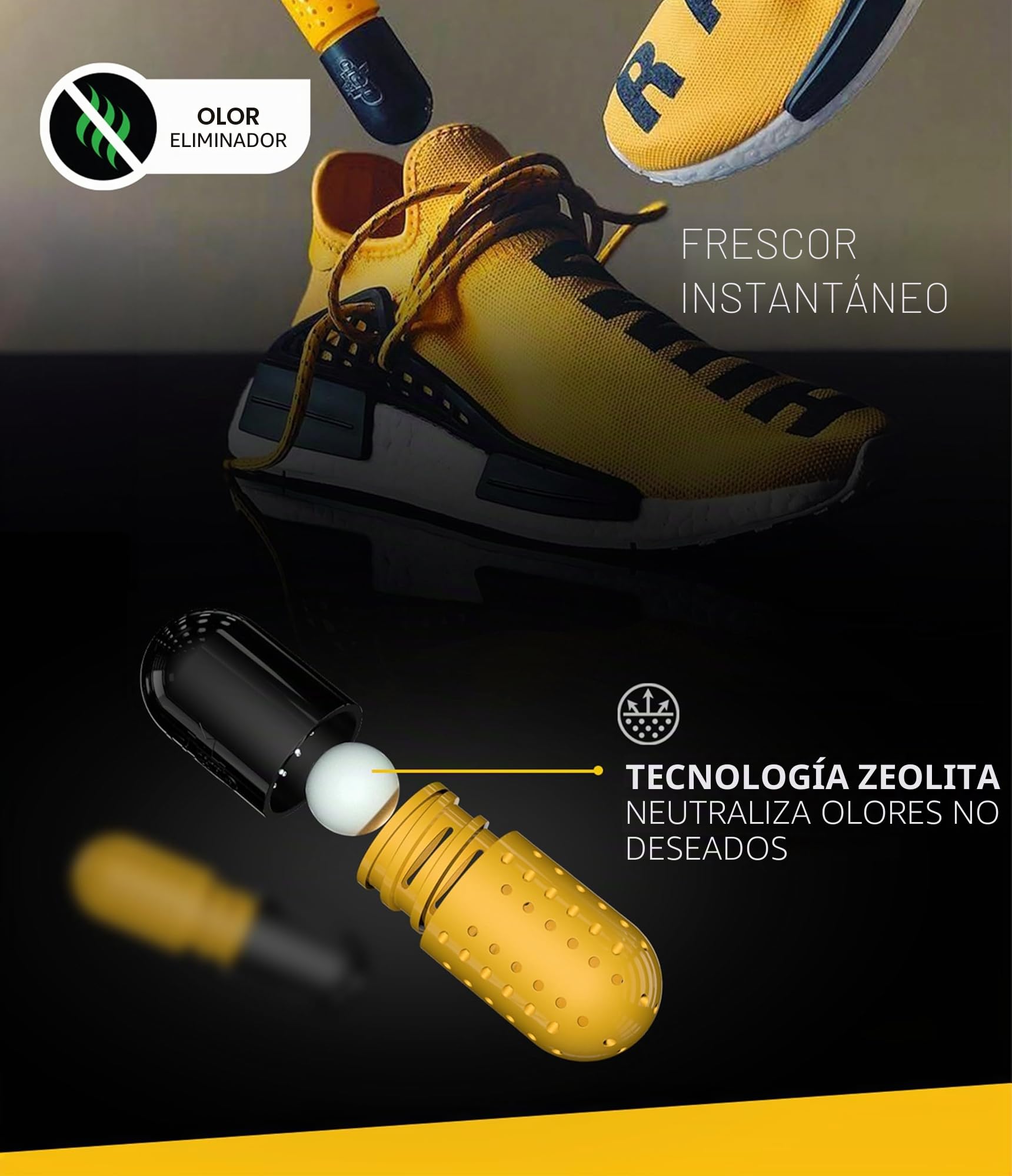 Crep Protect - Pastilla refrescante - Desodorante definitivo para zapatillas, fragancia de algodón fresco (Pack de 2)