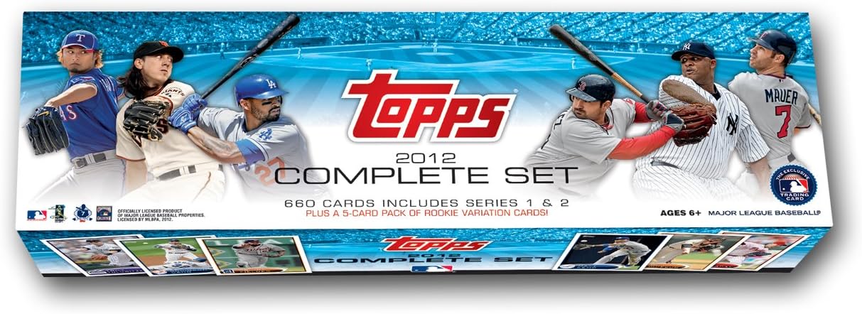 MLB 2012 Topps Baseball Retail Card Factory Set