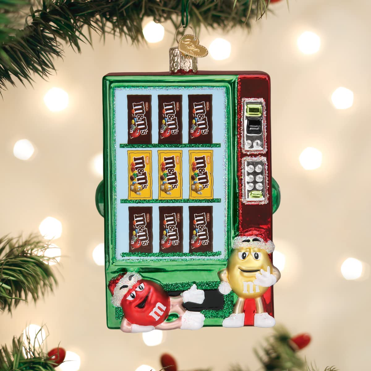 Amazon.com: Old World Christmas M&M'S Vending Machine Glass Blown