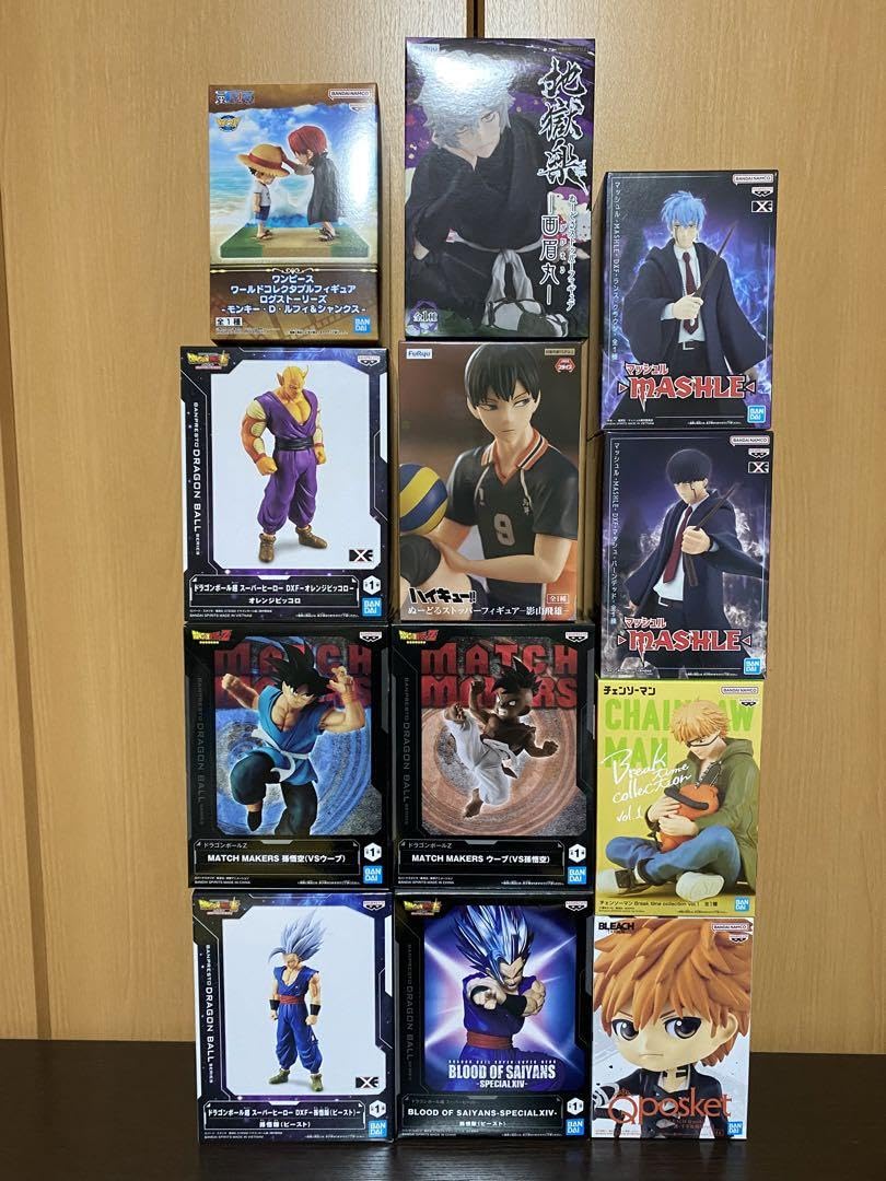 Amazon.co.jp: 少年ジャンプ系 プライズフィギュア 12点セット