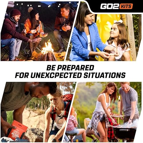 Miniatura 5 de Kit avanzado de primeros auxilios y quemaduras, kit completo de primeros auxilios para quemar con apósitos, crema y gasa, kit de primeros auxilios